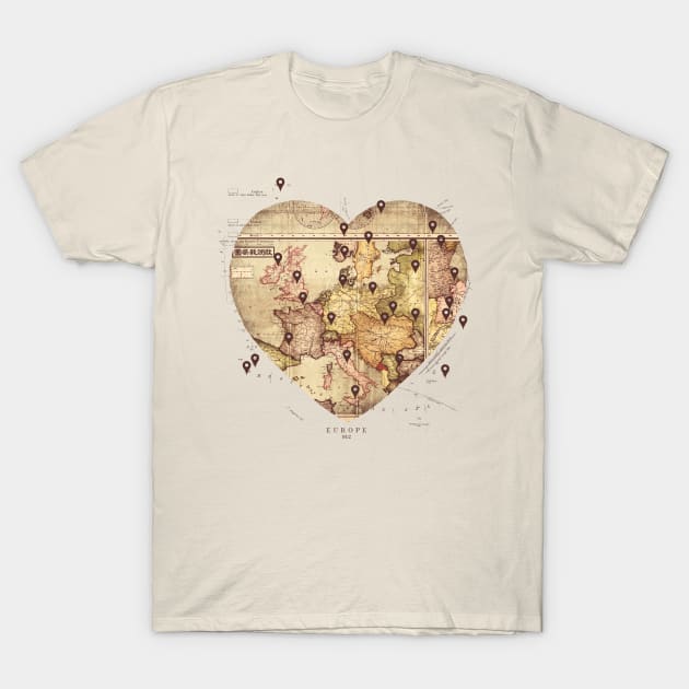 Love To Travel T-Shirt by Tobe_Fonseca